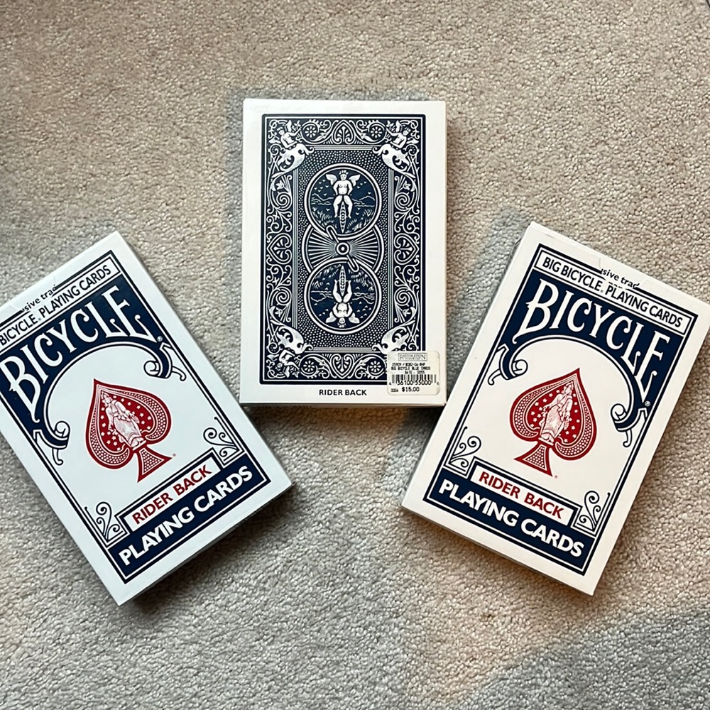 5 x 7 bicycle playing cards